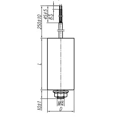 KES 20uF/450Vac kond.rozruchowy MP