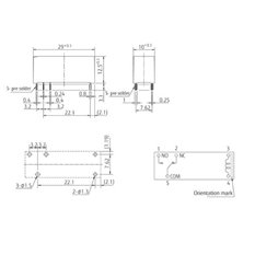 JS-12-K przekaźnik miniaturowy SPDT